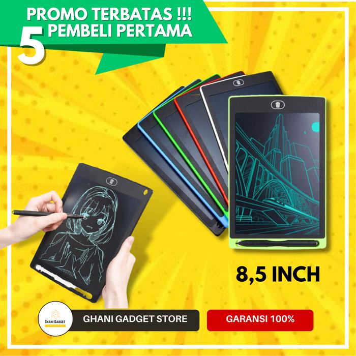 Gambar Lcd Digital Drawing Pad Pen Tablet Papan Gambar Writing Tab Original - 8,5 inch dari Ghani Gadget Store undefined Tokopedia