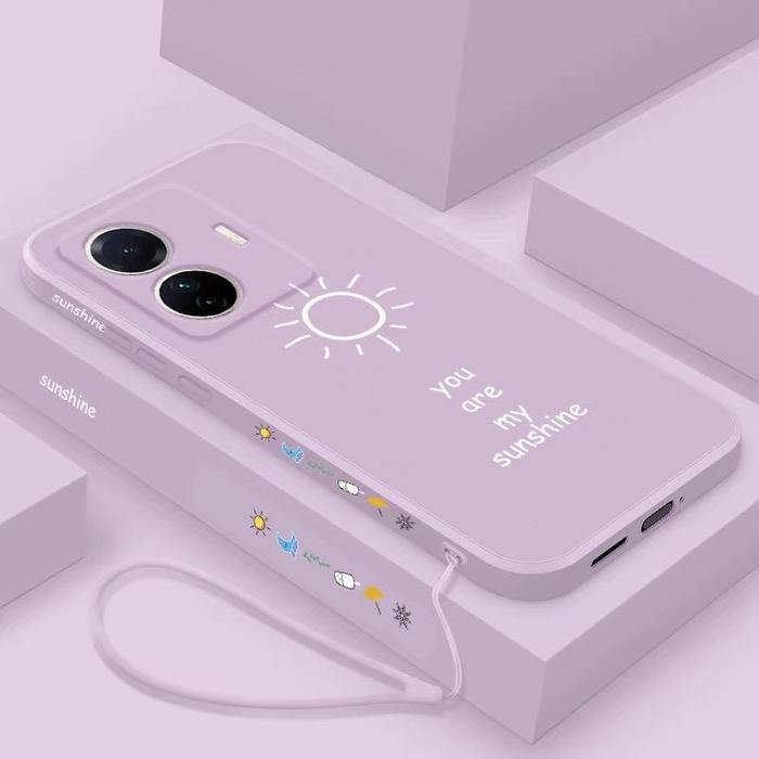 Gambar Vivo T1 Pro 5G Soft Case Tali Motif Sunshine Silikon Casing Handphone - Ungu dari IDEA CASE undefined Tokopedia