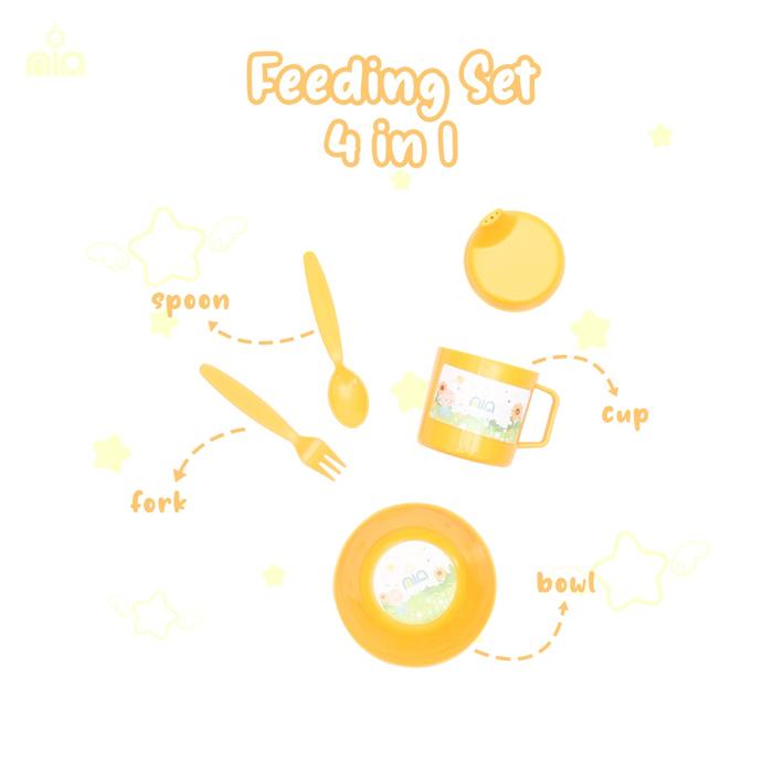 Gambar SALE !!!!! TEMPAT MAKAN BAYI NIA - FEEDING SET KECIL - TERMURAH - Orange dari Baby Joy From Moms undefined Tokopedia