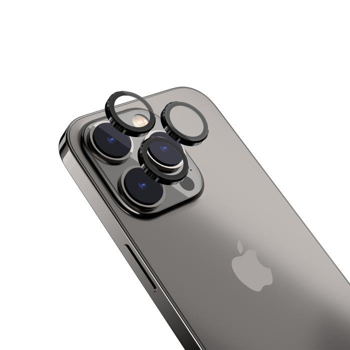 Gambar Tempered Glass Kamera for iPhone 14 Pro Max Plus Mageasy LenzGuard Camera - Black, 14/14 Plus dari GET-WID undefined Tokopedia