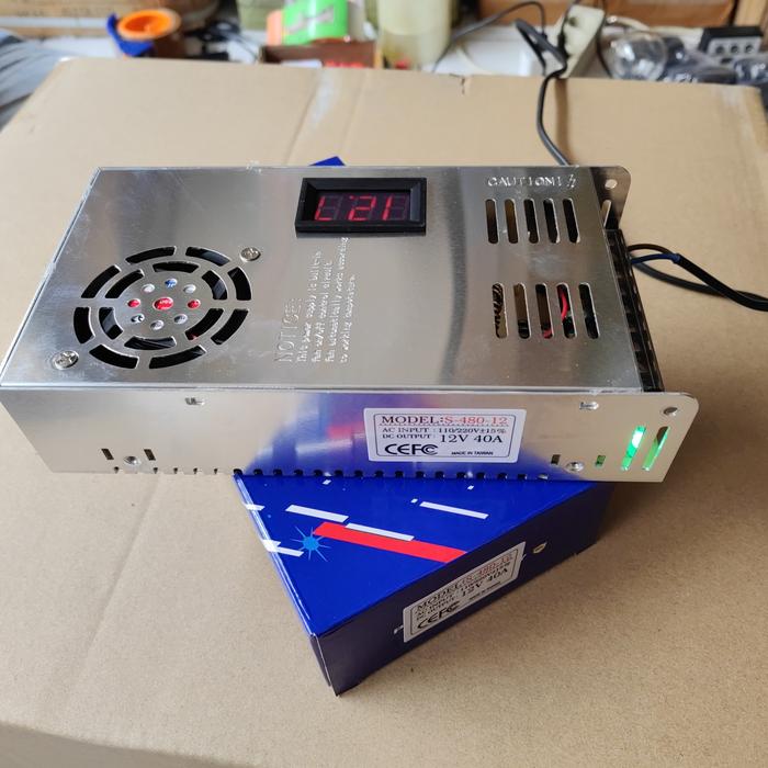 Gambar power suplay 12v 40a ,promo 12v 40a - 40ADigitaL dari STARVIS CCTV undefined Tokopedia