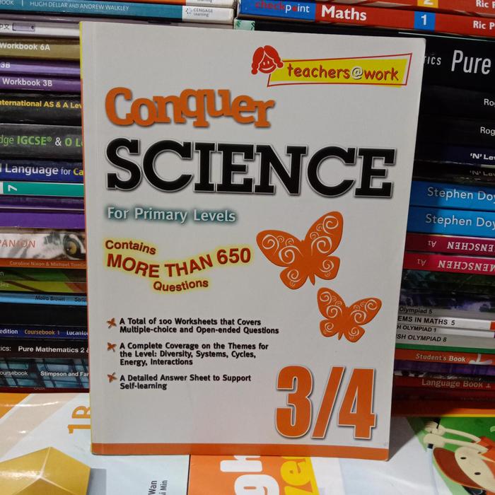 Gambar Buku Original Conquer SCIENCE 3/4 For Primary Levels Mentary Books dari TOKO BUKU LEJEM GULTOM JAYA undefined Tokopedia