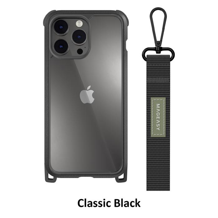 Gambar Case for iPhone 14 Pro Max Plus Mageasy MagSafe Odyssey + Lanyard - Classic Black, iPh 14 Plus dari GET-WID undefined Tokopedia
