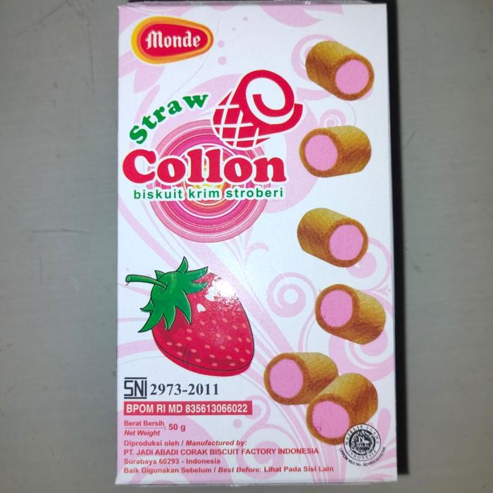 Gambar MONDE COLLON VARIAN RASA - STRAWBERRY dari GJ Semesta undefined Tokopedia