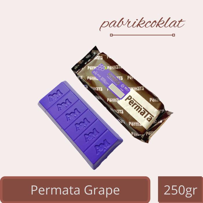 Gambar Permata Blok Ungu Rasa Anggur - Grape Chocolate Compound 250gr / 1Kg - 250gr dari PabrikCoklat undefined 5 Tokopedia