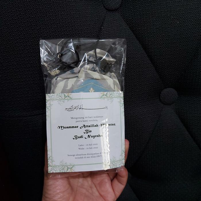 Gambar sajadah travel dan tasbih / souvenir tahlilan - sjdh kartu dari Zaafirah Sajadah undefined Tokopedia