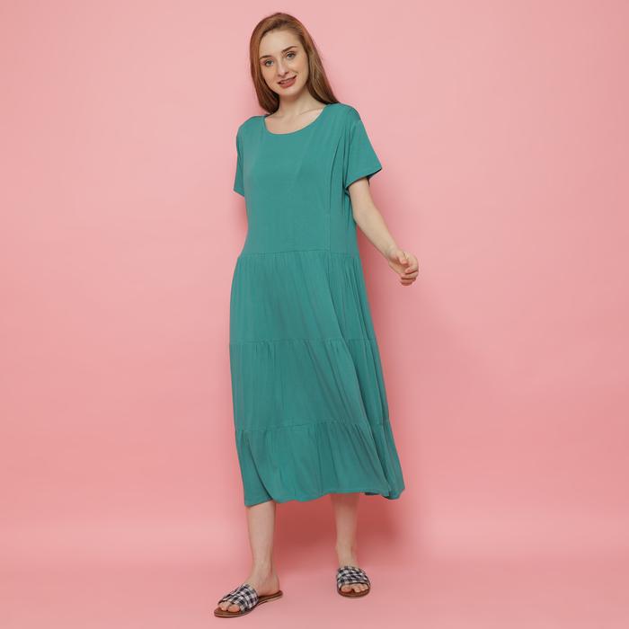 Gambar Dress Busui Friendly Nursing Wear untuk Ibu Hamil dan Menyusui - Tosca, L dari Baju Hamil Menyusui Happymomma undefined Tokopedia