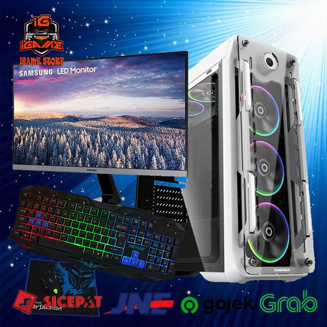 Gambar PC GAMING LENGKAP MONITOR 24 CORE i7 12700F/RTX 5060Ti/16GB TOP - Samsung, RTX 4060Ti dari IGame Store undefined Tokopedia