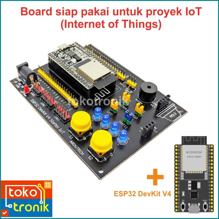 Gambar Development Board IoT ESP32 DevKitC V4 - Papan pengembang IoT - Dengan ESP32 dari TOKOTRONIK undefined Tokopedia