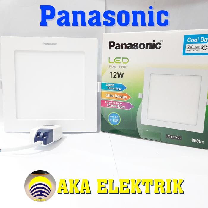 Gambar Lampu Led Panel Light Panasonic Kotak - 12 Watt (NNP73557K/NNP73567P) - Putih dari Aka Elektrik undefined Tokopedia