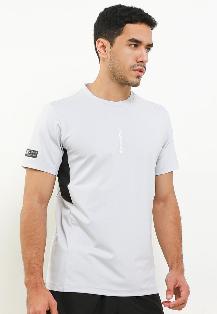 Gambar Fila Kaos Pria Breeze - Grey - XL dari FILA Official Store undefined 5 Tokopedia