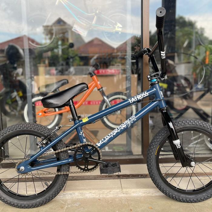 Gambar SEPEDA BMX FREESTYLE ANAK 16 INCH FULLBIKE STRIKINGBIKESHOP - biru dongker, extra dari Striking bike shop undefined Tokopedia