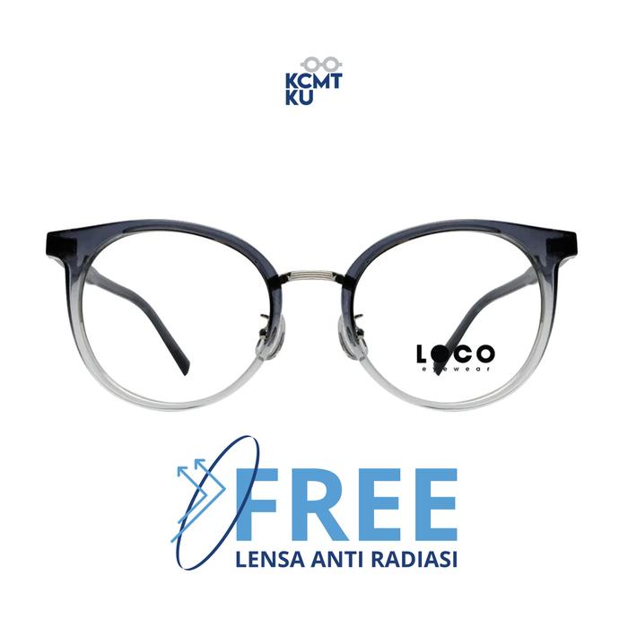 Gambar Kacamata Anti Radiasi Loco Wawa UV++420 PC Technology - Biru Bening dari KCMTKU Optikal undefined Tokopedia
