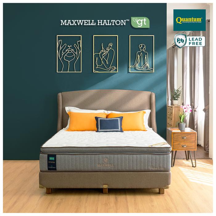 Gambar Quantum Springbed Maxwell Halton Greentea Latex - Full Set, 200 x 200 dari Quantum Springbed undefined Tokopedia