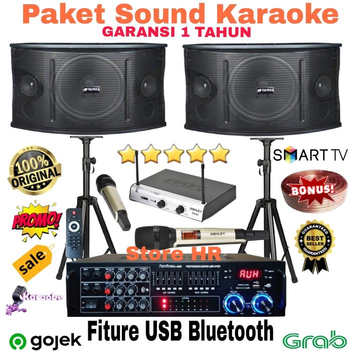Gambar paket karaoke terbagus kualitas bintang 5 speaker 10 inch mic ashley dari ST0RE HR undefined Tokopedia