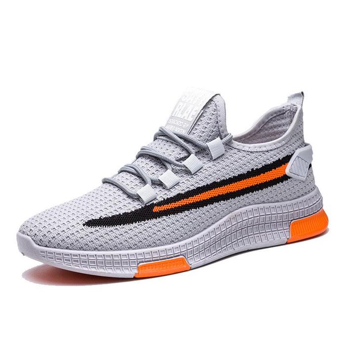 Gambar Sepatu Lari Sepatu Casual Running Sepatu Pria Sneakers Fashion - ABU OREN, 43 dari Jersey Super Shop undefined Tokopedia