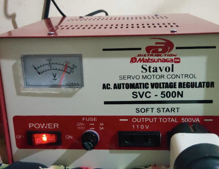 Gambar Stavolt matsunaga stabilizer 500 1000 1500 - 500 dari Sk bali undefined Tokopedia