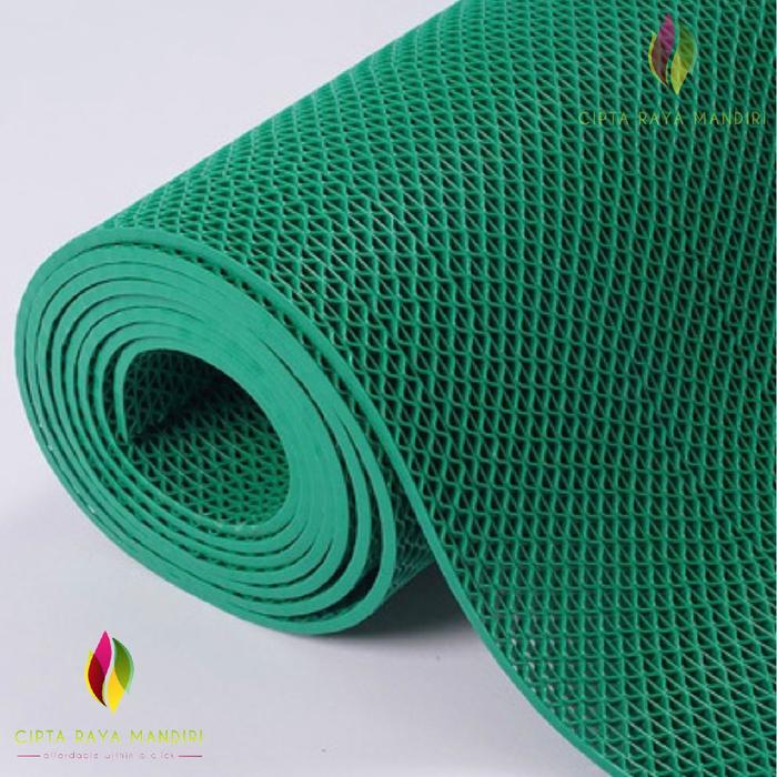 Gambar Karpet Karet Keset Anti Slip Kamar Mandi Rol - Hijau, 6mm dari Cipta Raya Mandiri undefined Tokopedia