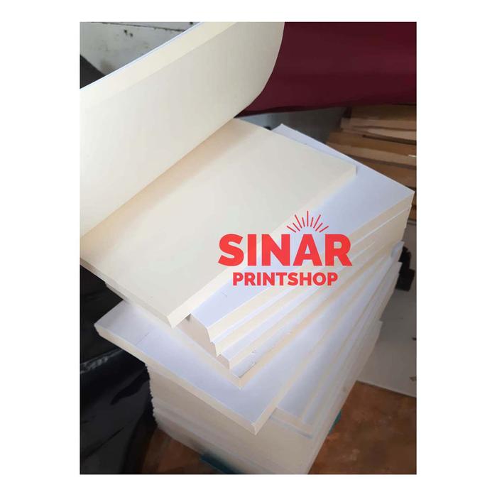 Gambar ISIAN NOTEBOOK / BLANKO BOOKPAPER POLOS 100 LEMBAR - Polos/Blank dari SINAR PRINTSHOP undefined Tokopedia