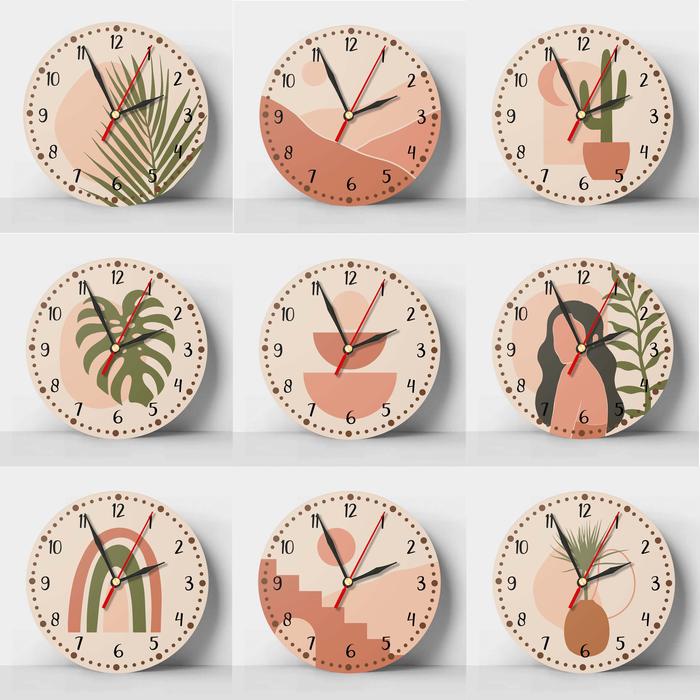 Gambar Jam Dinding Kayu Aesthetic Motif Nordic Hiasan Dinding Estetik - RANDOM dari Ugiarts undefined Tokopedia