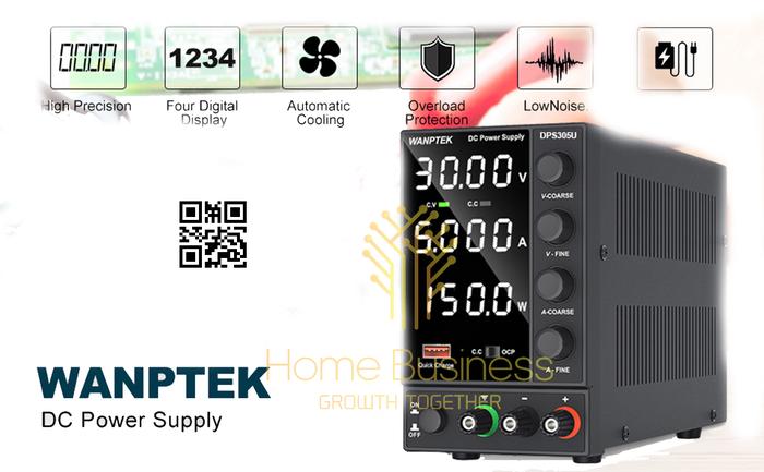 Gambar DC PSU WANPTEK Power Supply DPS305U DPS305 U DPS 305 U 30V 5A - Standard dari Home Business Jbu undefined Tokopedia