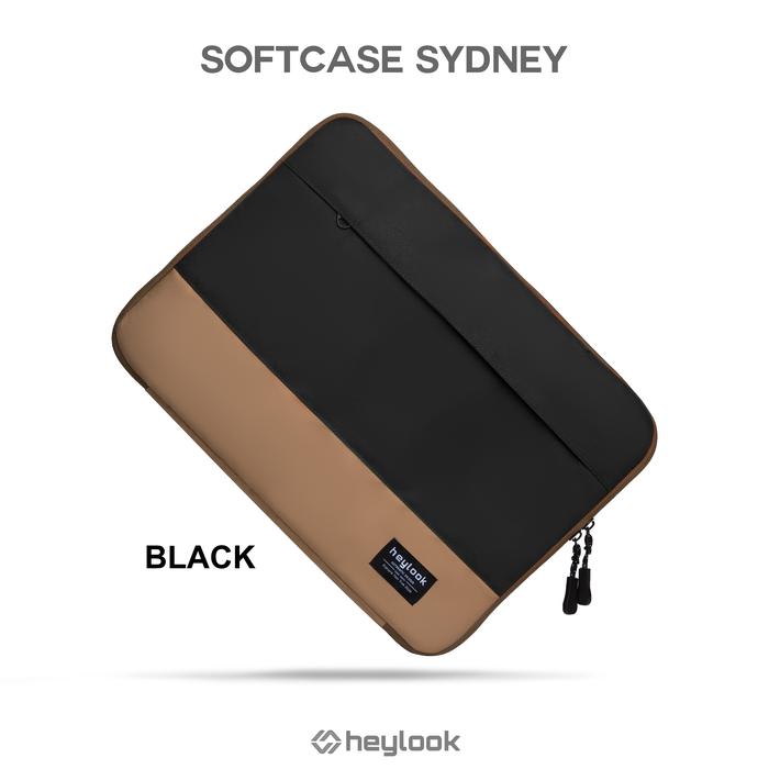 Gambar TAS LAPTOP SYDNEY SOFT CASE COVER PELINDUNG LEPTOP SLEEVE NOTEBOOK - Hitam, 13 dari HEYLOOK PROJECT undefined Tokopedia