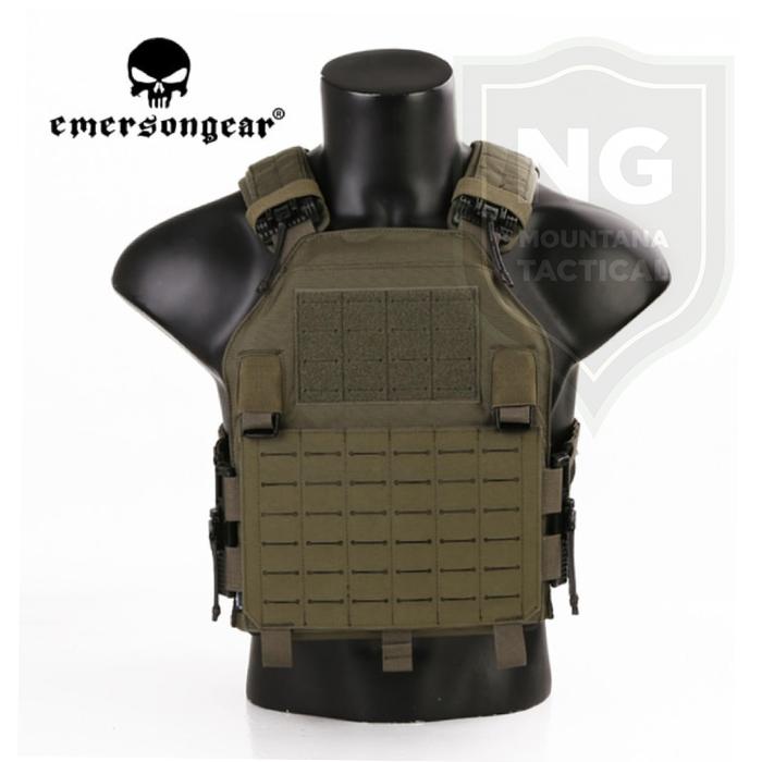 Gambar Emerson Gear Blue Label Tactical Vest ROC LAVC LVAC Assault Plate - Ranger Green dari Mountana Tactical undefined Tokopedia