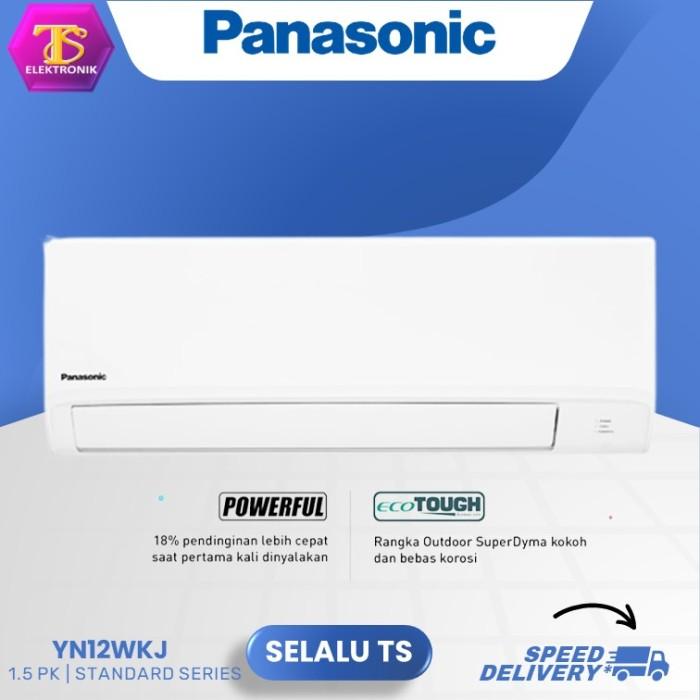 Gambar AC 1,5 PK PANASONIC CS-YN12WKJ AC SPLIT 1,5PK STANDAR 12WKJ YN12WKJ dari TSElektronik undefined Tokopedia
