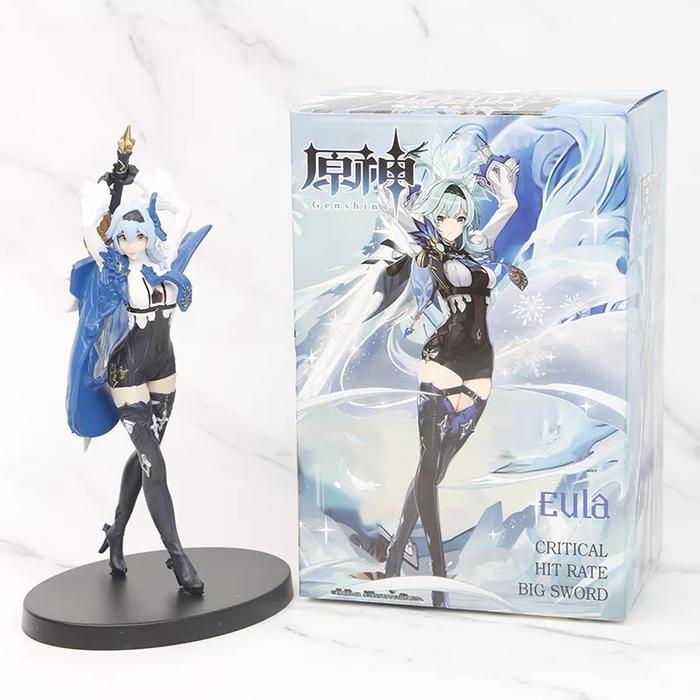 Gambar Action Figure Eula Genshin Impact Kawai Anime Collection - 1. 17Cm Box dari ELSA KADO STORE undefined Tokopedia