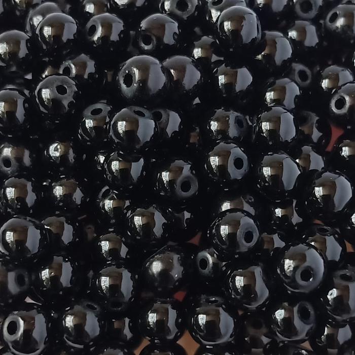 Gambar mutiara ringan/manik manik/mutiara sintetis/ukuran 4mm/per 5 gram/ Plastik - Hitam dari D LUCKY SHOP_NEW undefined Tokopedia