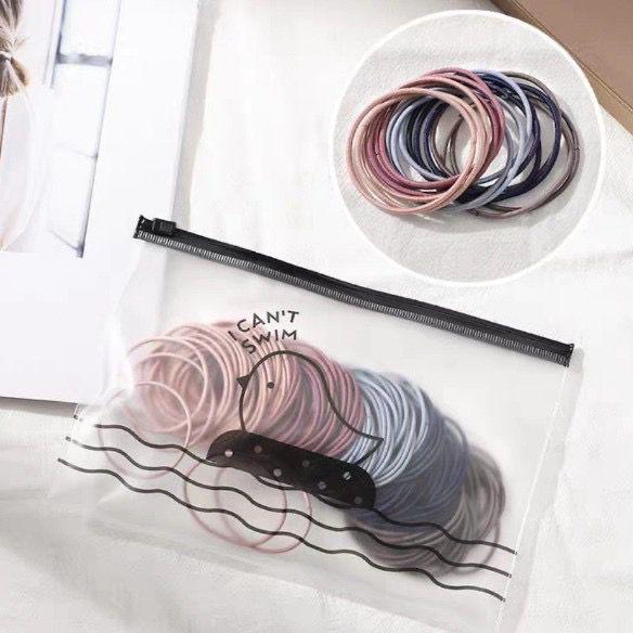 Gambar 100PCS IKAT KARET RAMBUT ELASTIS WARNA POLOS GAYA KOREA UNTUK ANAK & W - Ruber PASTEL dari tokomixnmax undefined Tokopedia