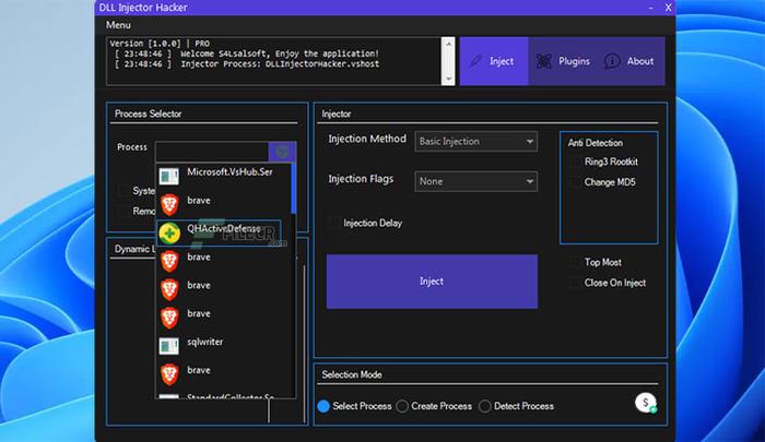 Gambar software DLL Injector Hacker 1.5.3 full dari enginer 99 undefined Tokopedia