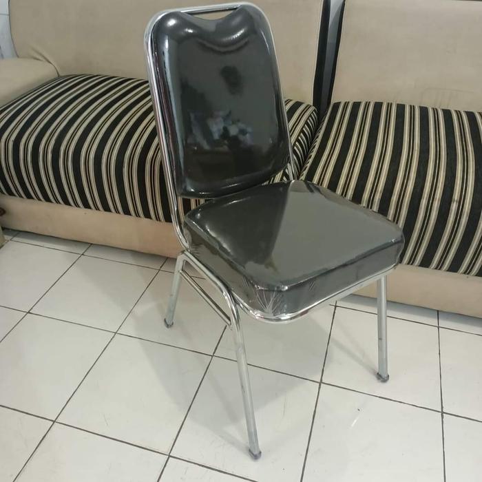 Gambar kursi susun futura / kursi susun / kursi makan - Hitam, kain dari TOKO PUTRA MANDIRI. undefined Tokopedia