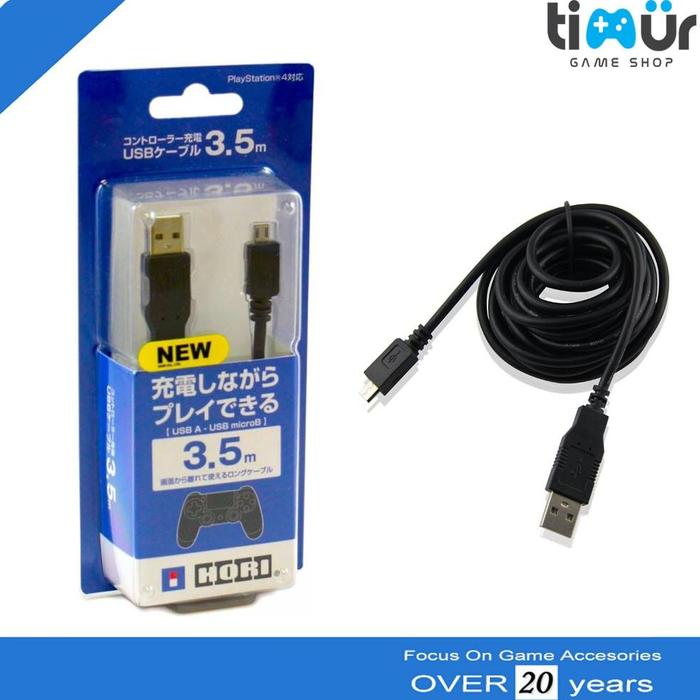Jual Kabel Charge Charger USB Hori Stik Stick PS4 PS Vita Slim