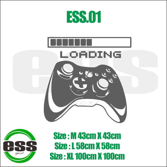 Gambar Stiker Dinding Kaca Tembok Kamar Gamer Permainan Wall Cutting Sticker - 01, M dari ESS Sport undefined Tokopedia