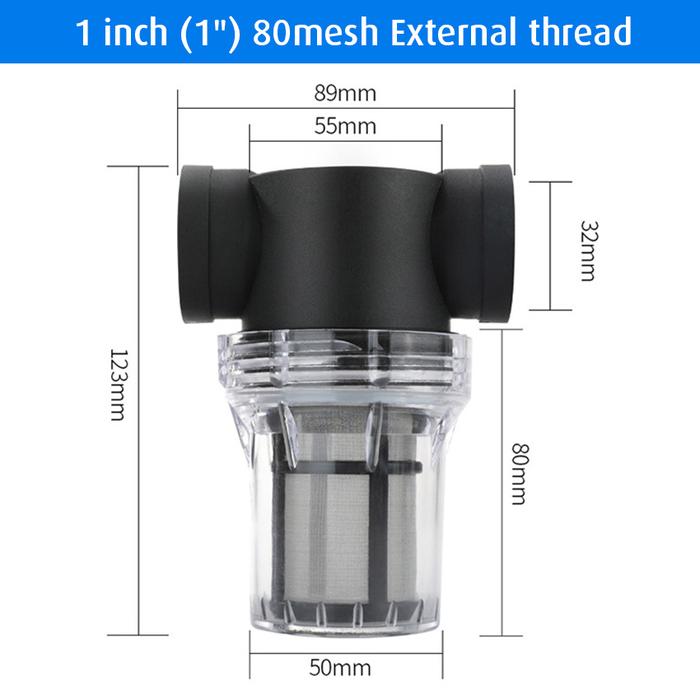 Gambar Screen Filter Inline Untuk Pipa 3/4"1/2 1 Inch Penyaring Air Irigasi - 1" dari FunToys711 undefined Tokopedia