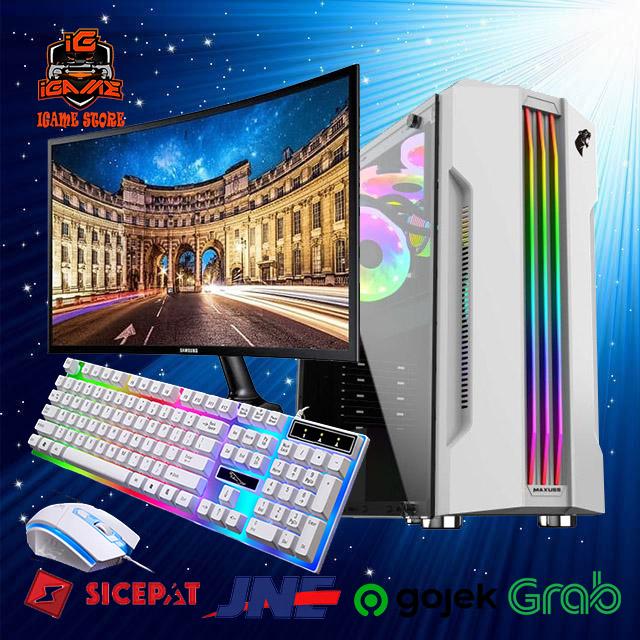 Gambar PC GAMING LENGKAP MONITOR 24 I INTEL CORE i5 12400F I RTX 3060 I TOPP - i5 10400F, RTX 3060 12GB dari IGame Store undefined Tokopedia