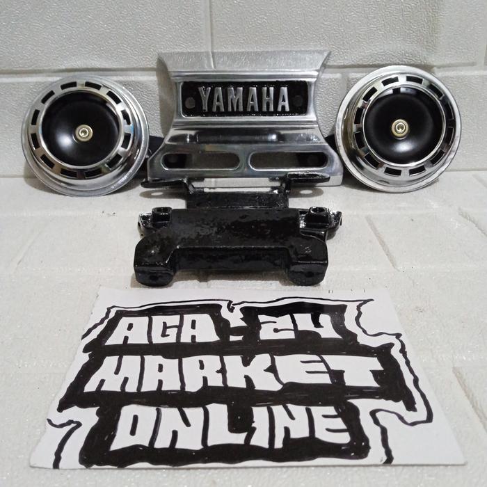Gambar klakson RX-KING lama RXS RXK RX COBRA RX MASTER SET BREKET KLAKSON dari AGA-24 KING STORE 135 undefined Tokopedia