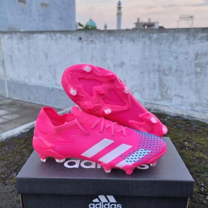 SEPATU BOLA ADIDAS PREDATOR MUTATOR LOW PINK FG-SEPATU BOLA BARU 39