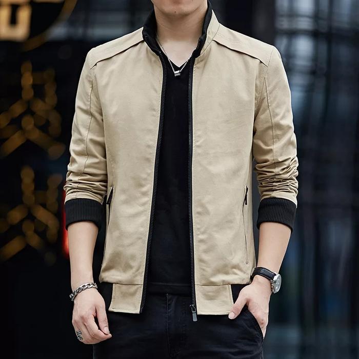 Gambar jaket distro pria jaket terbaru 003 - KREM, XXS dari jacket maya leather undefined Tokopedia