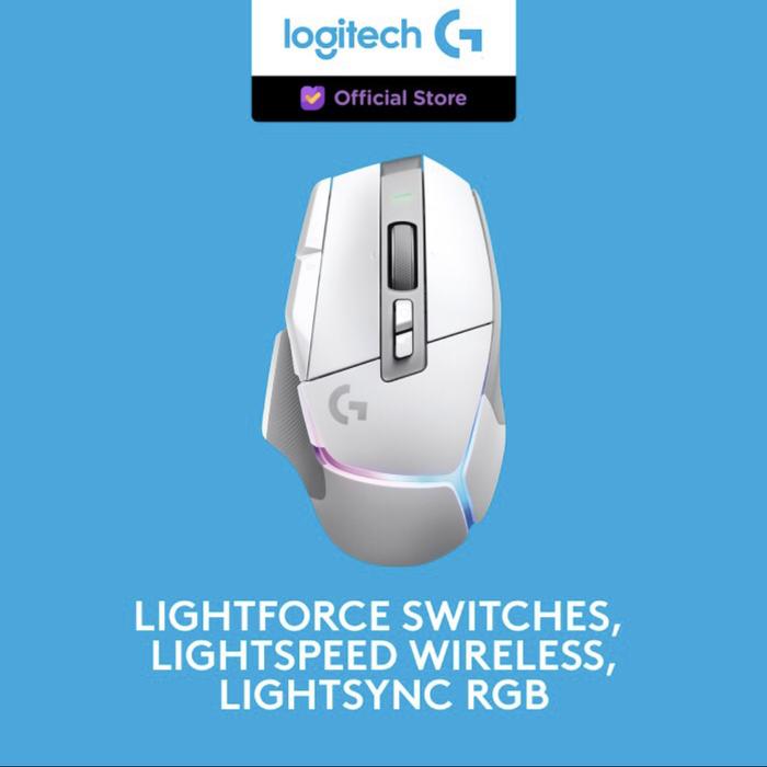 Gambar Logitech G502 X Plus Wireless RGB Gaming Mouse Lightspeed Lightforce - Putih dari Click & Go Tokopedia undefined Tokopedia