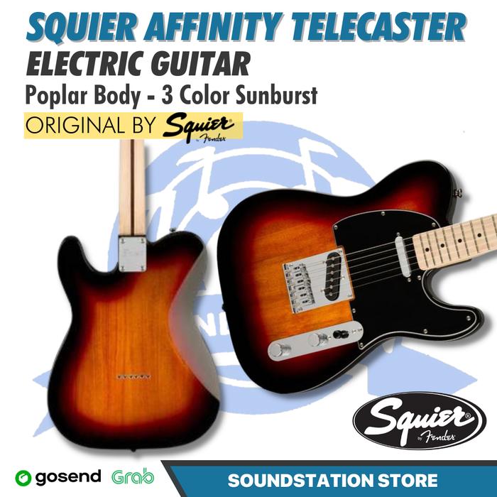 Gambar SQUIER AFFINITY SERIES TELECASTER ELECTRIC GUITAR - GITAR LISTRIK ELEKTRIK ORIGINAL - 3ToneSunburst dari SoundStation Store undefined Tokopedia
