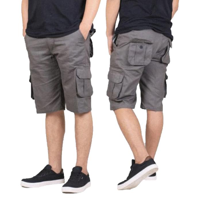 Gambar CELANA PENDEK CARGO KARGO PRIA SURFING DISTRO - Abu-abu, 28 dari mefina_NEW undefined Tokopedia