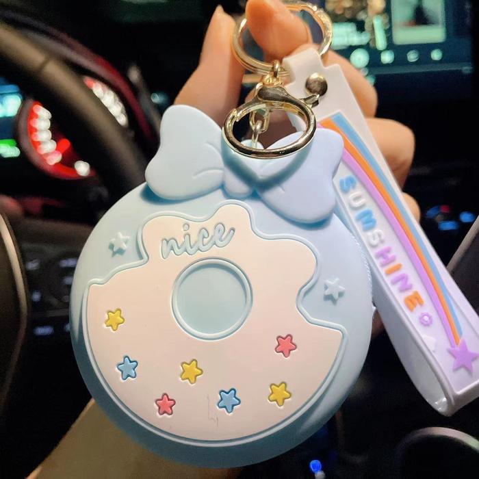 Gambar GANTUNGAN KUNCI DONUT COIN PURSE KEY CHAIN GK-12 - Biru Muda dari Gila shopping undefined Tokopedia