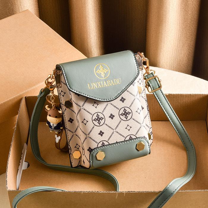 Gambar Sling Bag Wanita / Tas Selempang Wanita / Tas Mini Motif Terbaru - Hijau dari YS SHOPPING undefined Tokopedia