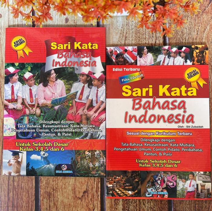 Gambar Buku Panduan Belajar Bergambar Sari Kata Bahasa Indonesia Full Colour dari Almunawar Books undefined Tokopedia