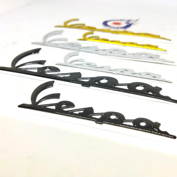 Gambar emblem vespa latin chrome - Besar, Merah dari Mendol Biru Malves undefined Tokopedia