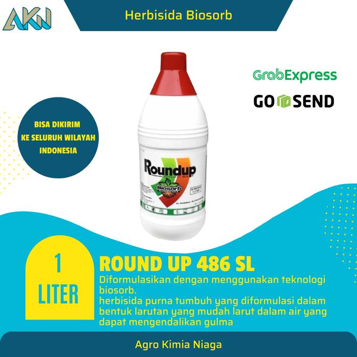 Jual Basmi Rumput Liar ROUNDUP 486SL 1 Liter - Kota Bekasi - Agro Kimia ...