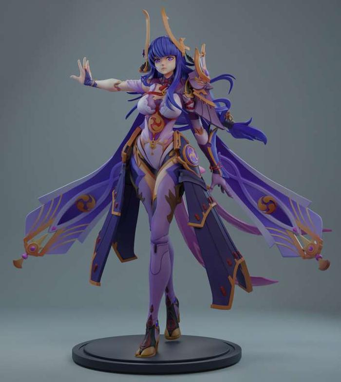 Gambar raiden shogun boss genshin impact resin kit statue - 1/12 dari Chia Hobby Shop undefined Tokopedia