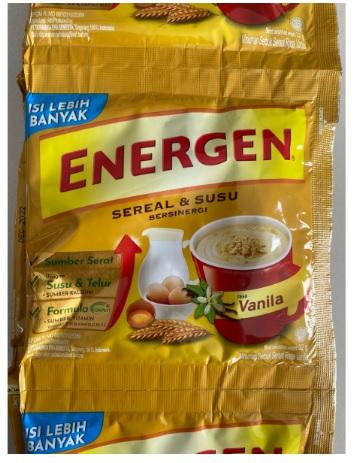 Gambar Susu Energen Sereal rasa Vanila @32gr (1 renceng isi 10 bks) dari SQL SHOPHOLIC undefined Tokopedia